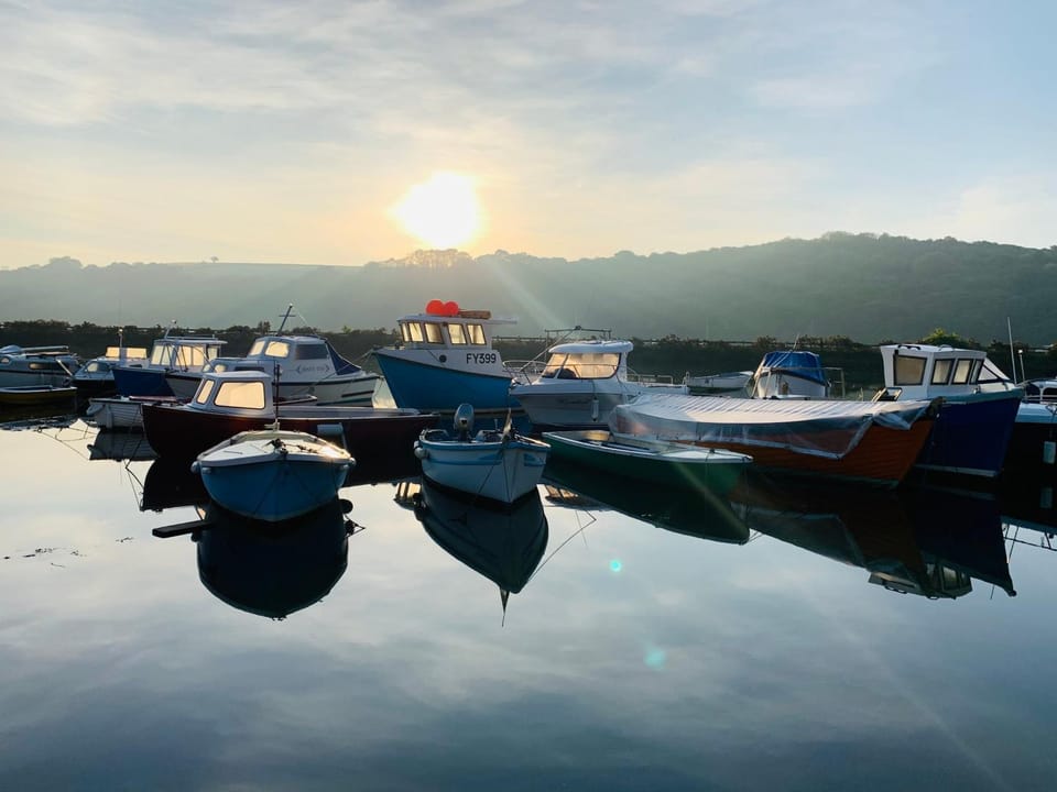 Natural landscape, River view, Sunrise