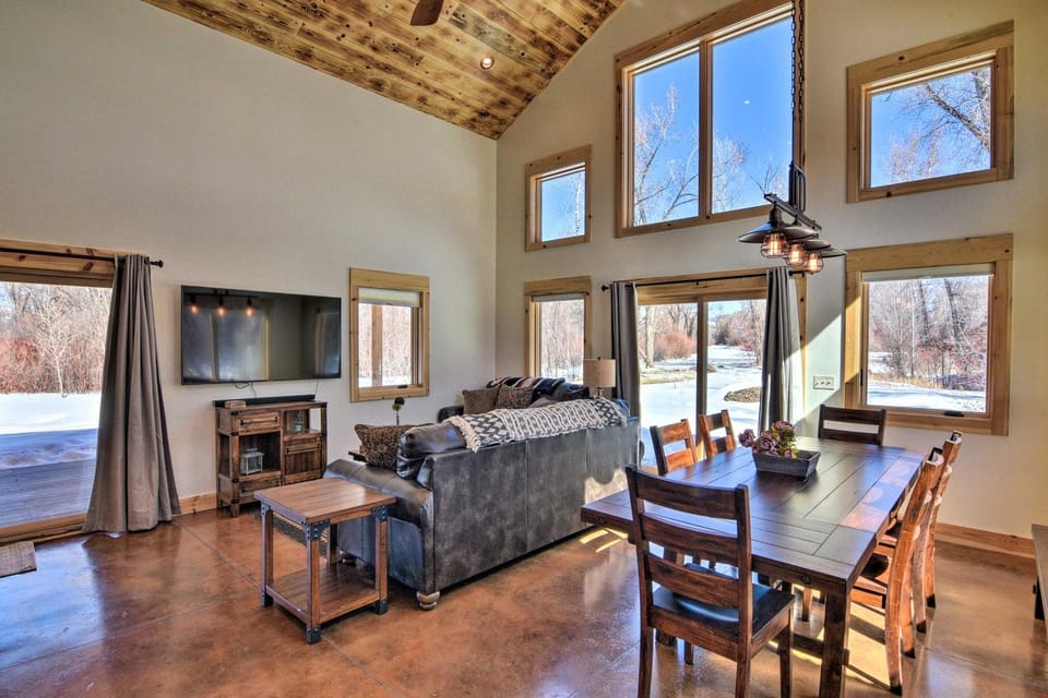 Riverfront Home w/ BBQ: 2 Mi to Downtown Gunnison! House in Colorado