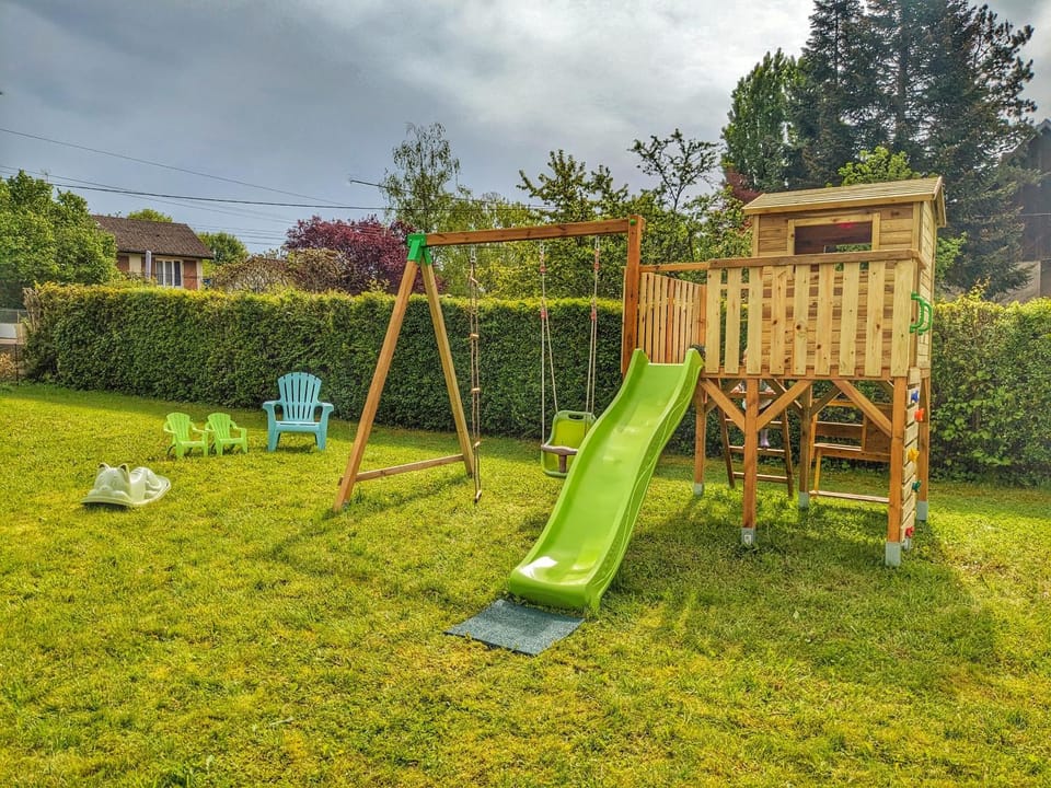 Children play ground, Garden, children, Family