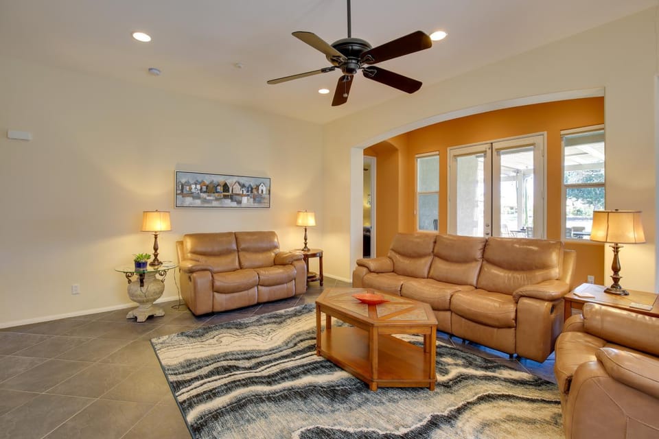 1 Mi to Coachella: Serene Retreat w/ Pool Access House in Indio