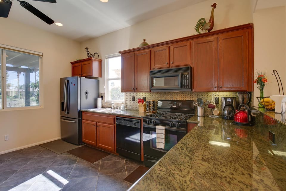1 Mi to Coachella: Serene Retreat w/ Pool Access House in Indio