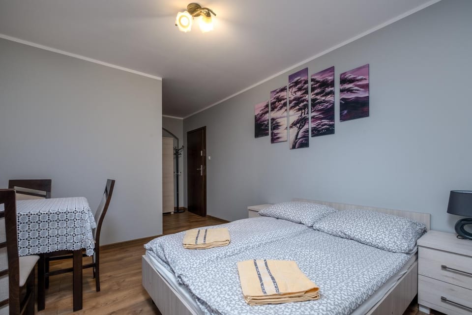 Bed, Photo of the whole room, towels
