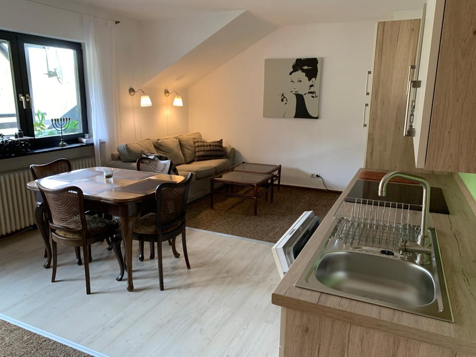 Kitchen or kitchenette, Living room