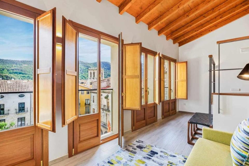 Can Bona Casa - Espectacular dúplex con terraza Apartment in Garrotxa