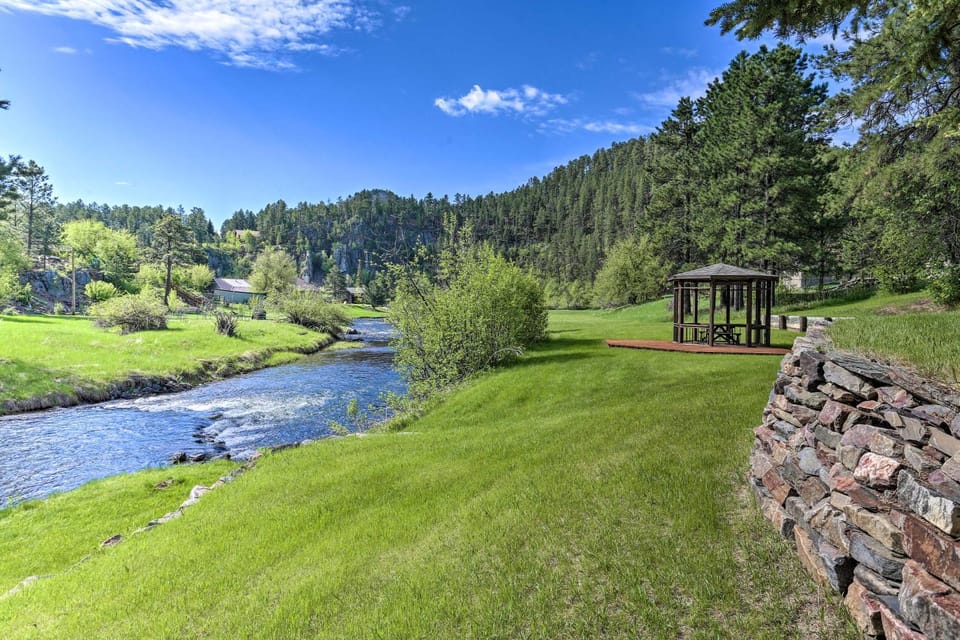 Creekside Rapid City Cabin w/ Deck on 30 Acres! Cabin in Pennington County