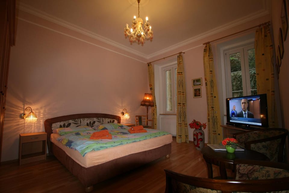 Bed, TV and multimedia, Bedroom
