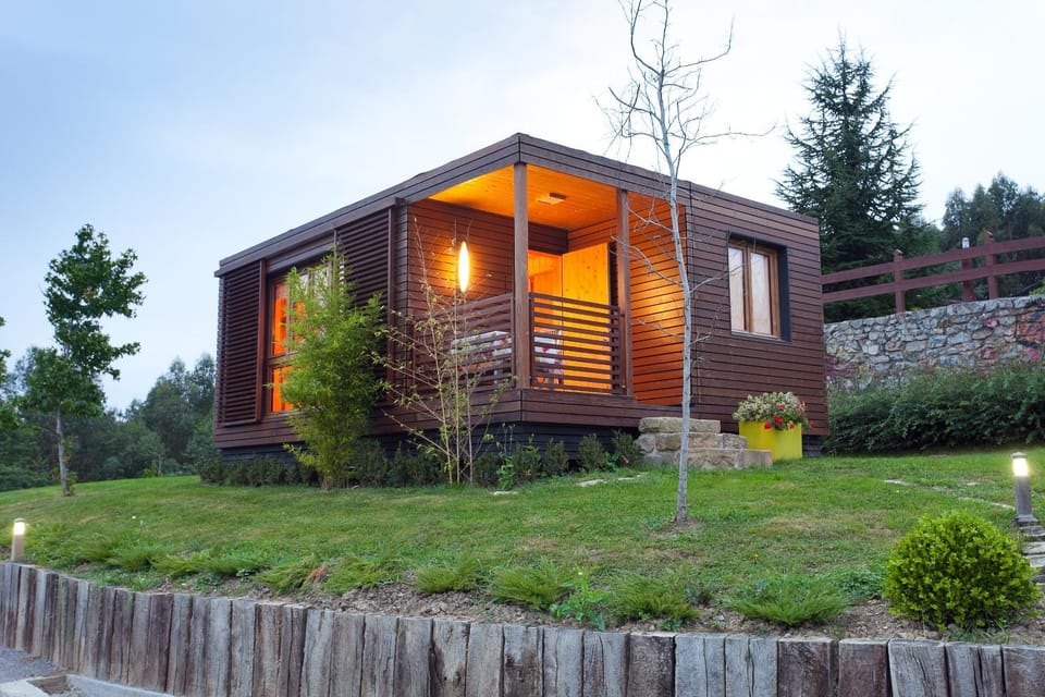 Property building, Garden view