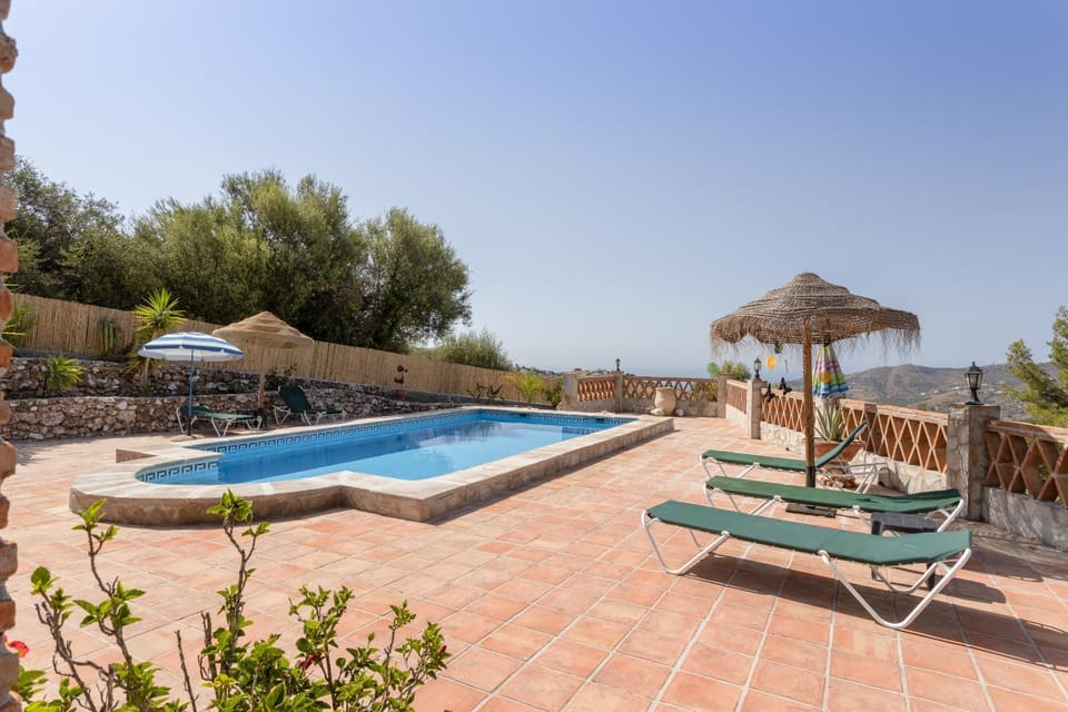 Property building, Living room, Swimming pool