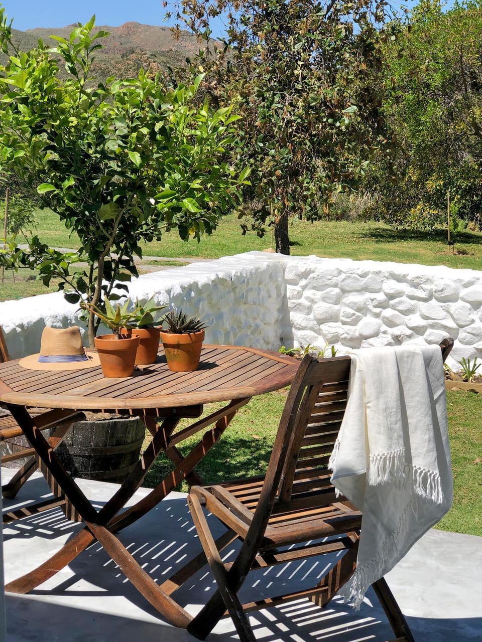 Patio, Natural landscape, Garden, Seating area, Animals, Animals, Garden view