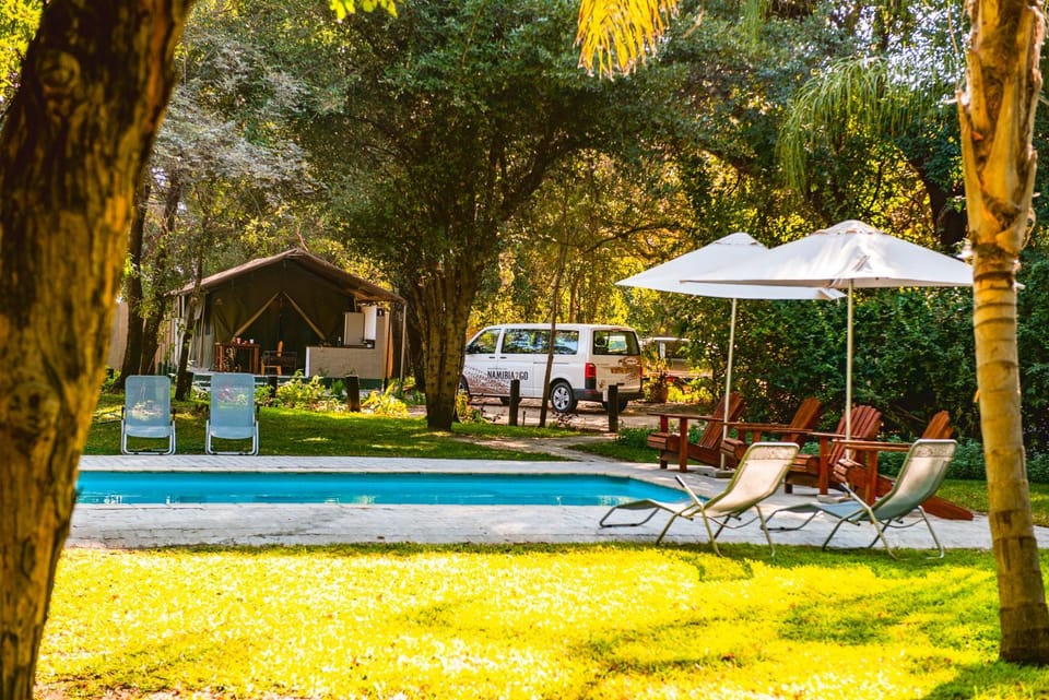 Property building, Patio, Area and facilities, Swimming pool