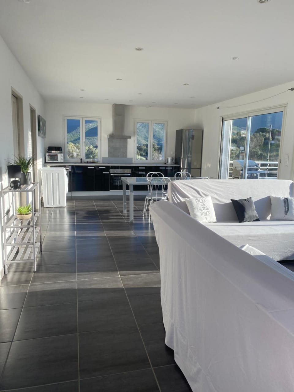 Kitchen or kitchenette, Dining area