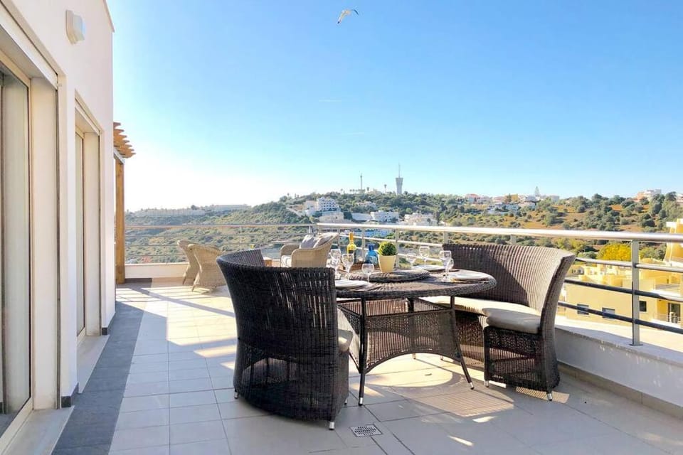 Patio, City view