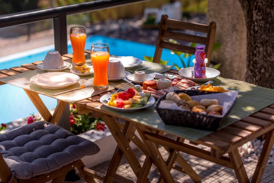Pool view, Swimming pool, Breakfast, Continental breakfast