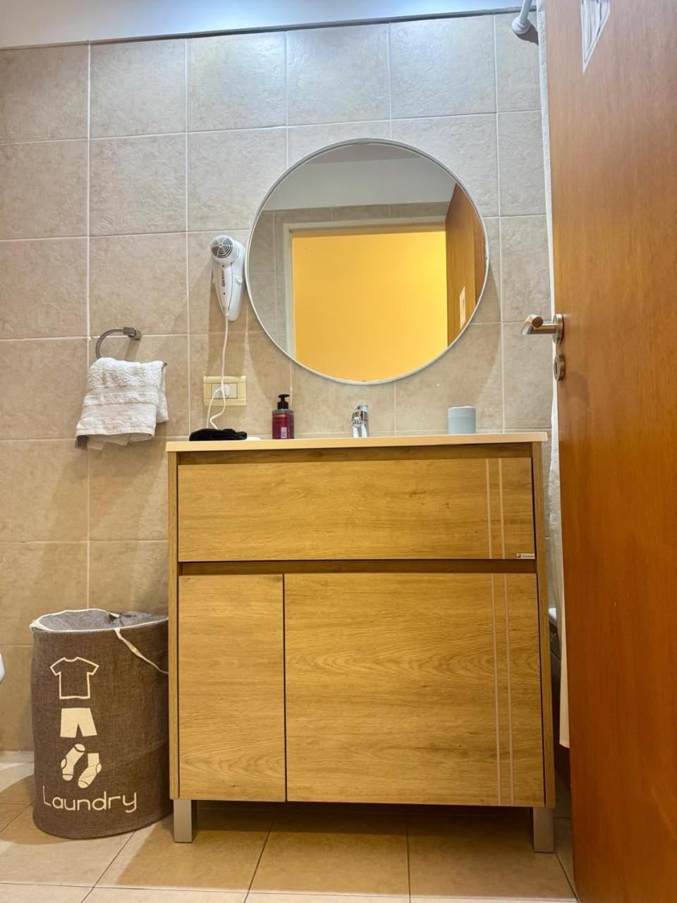 Bathroom, hair dryier