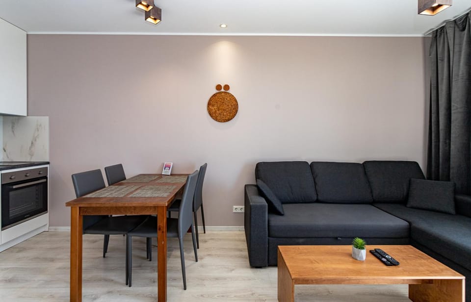 Living room, kitchen
