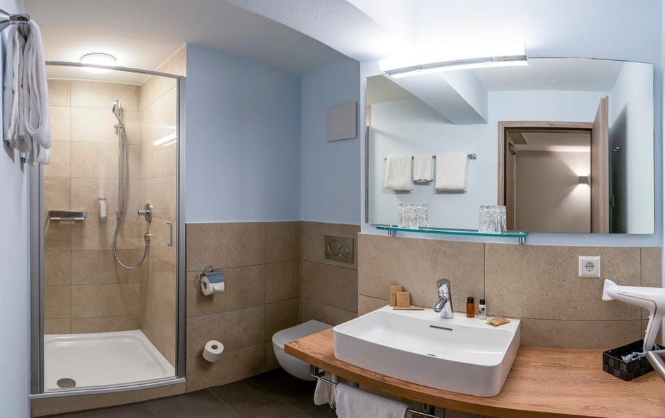 Shower, Toilet, Bathroom, towels