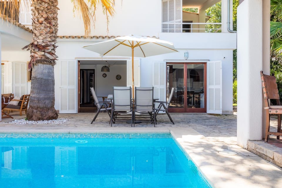 Property building, Living room, Swimming pool