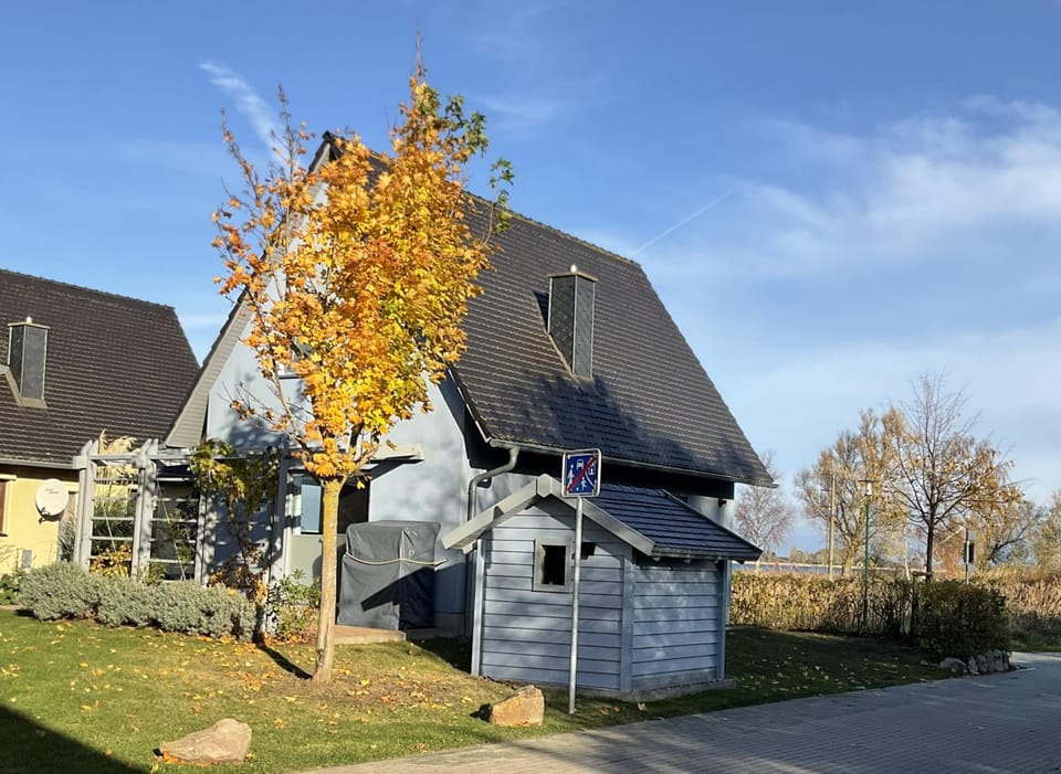 Property building, Garden view