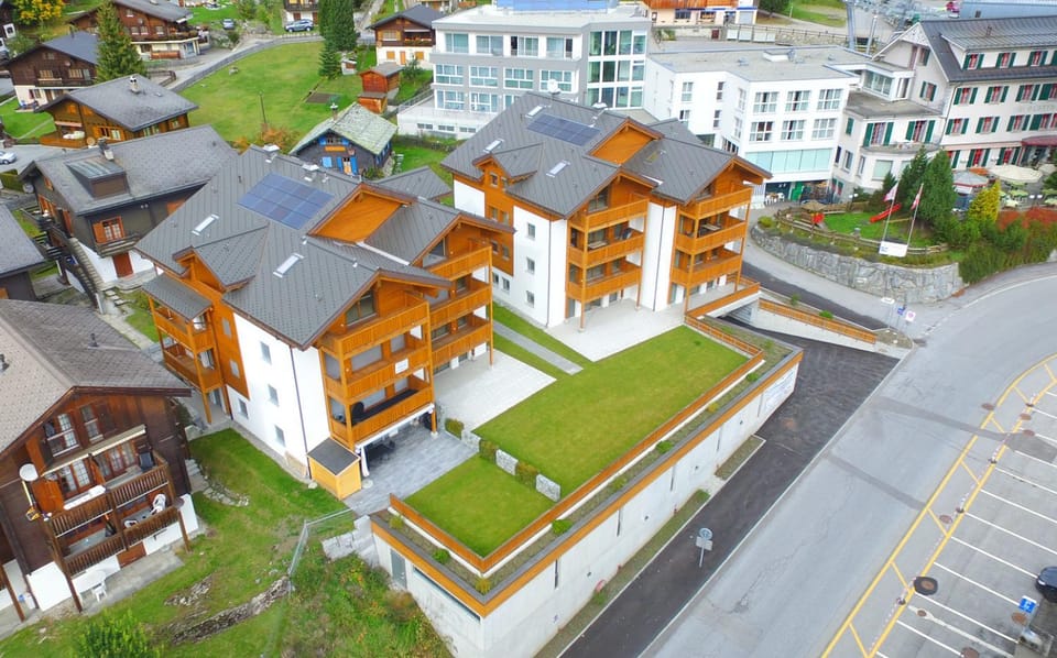 Property building, Facade/entrance, Bird's eye view