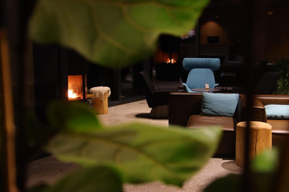 Lounge or bar, Seating area, flat iron