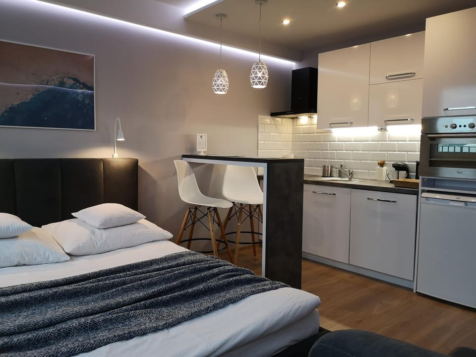 Kitchen or kitchenette, Bedroom