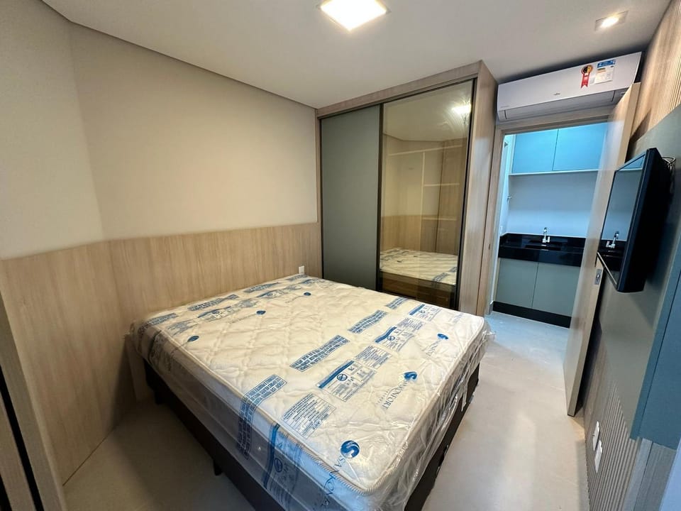 Bed, Photo of the whole room, Bedroom, wardrobe, air conditioner