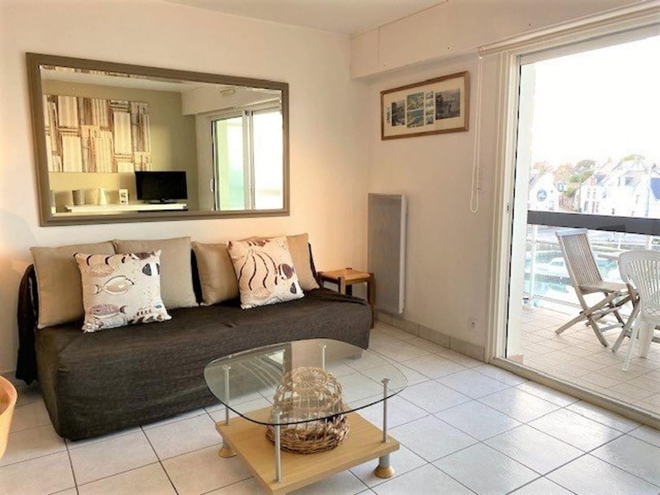 Appartement 2P à Quiberon, vue port avec balcon - FR-1-478-77 Apartment in Quiberon