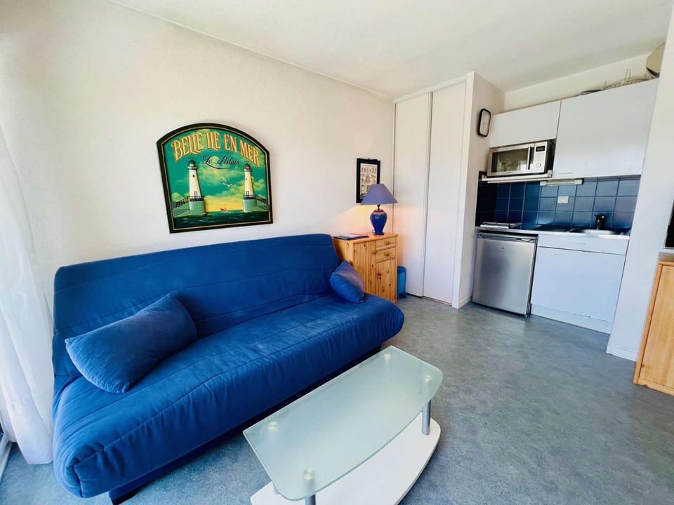 Quiberon : Charmant T2 avec piscine, terrasse, parking, proche plage - 4 pers. - FR-1-478-174 Apartment in Quiberon