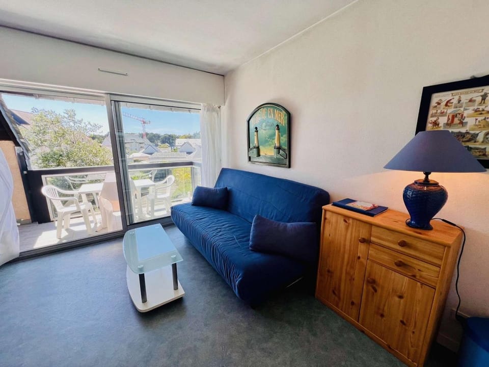 Quiberon : Charmant T2 avec piscine, terrasse, parking, proche plage - 4 pers. - FR-1-478-174 Apartment in Quiberon