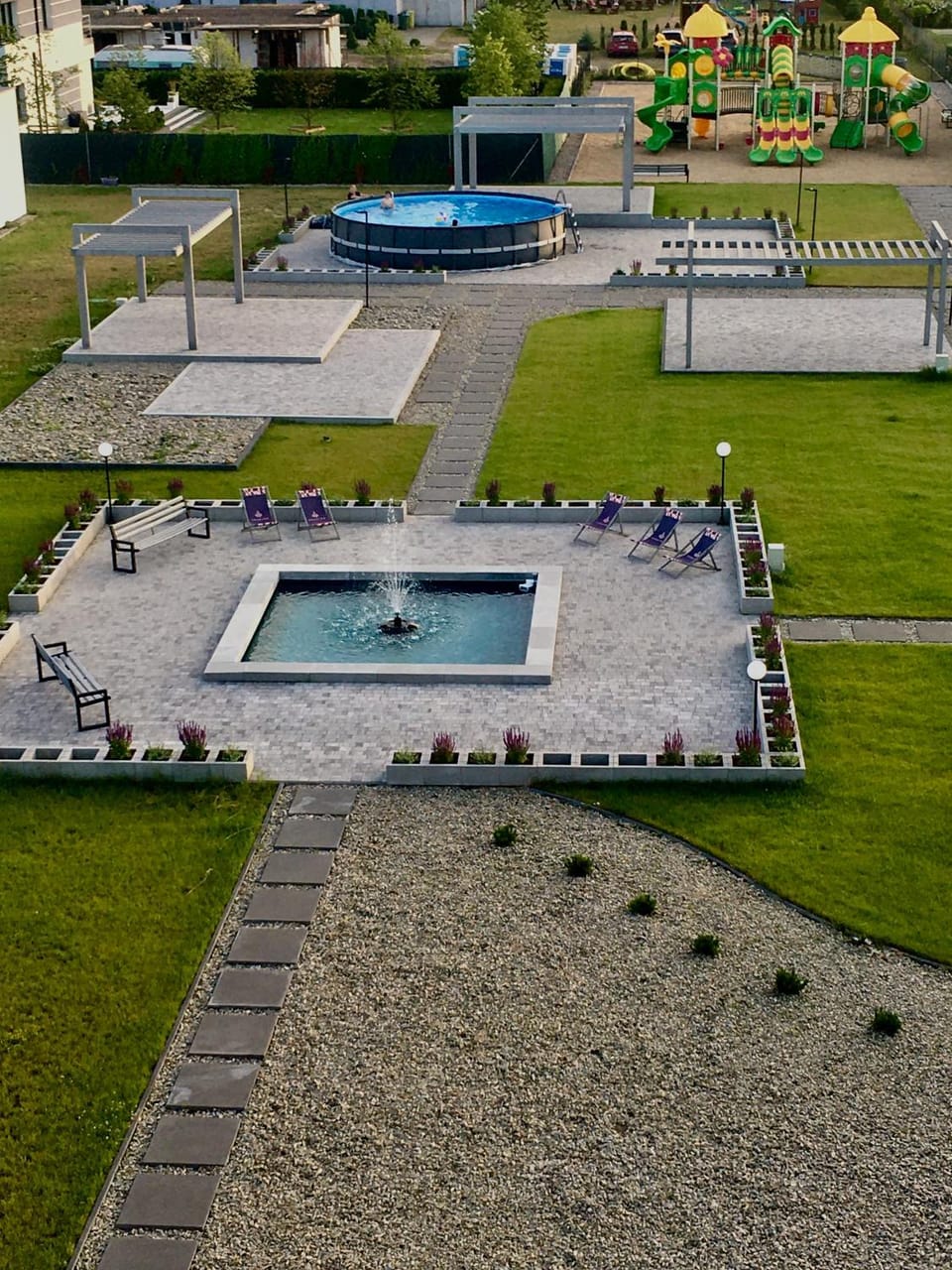 Bird's eye view, Garden view, Swimming pool, Open Air Bath