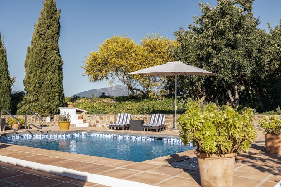 Spring, Pool view, Swimming pool