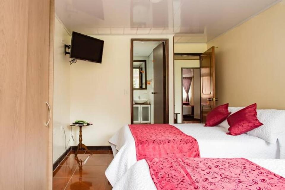 Bed, Bathroom, View (from property/room), Photo of the whole room, Bedroom