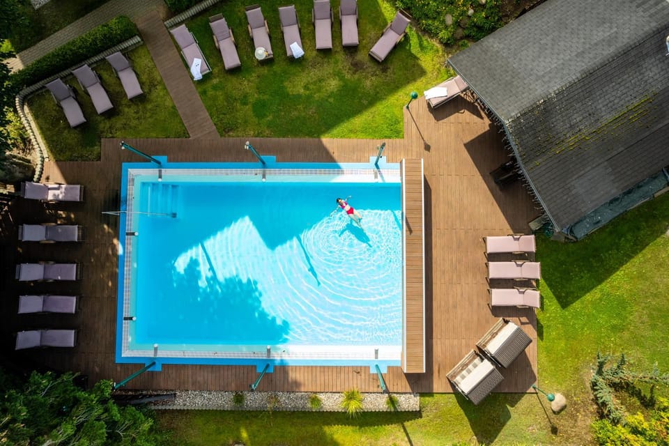 Bird's eye view, Garden, Garden view, Pool view, Swimming pool, sunbed