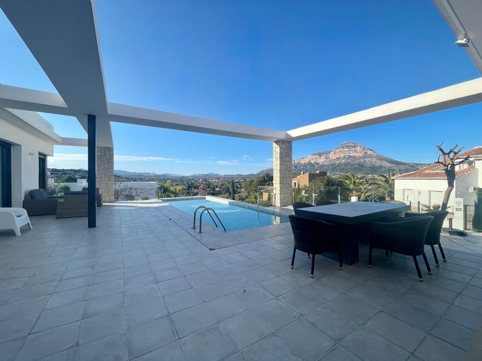 Property building, View (from property/room), Mountain view, Swimming pool