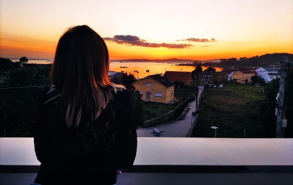 Property building, View (from property/room), Sea view, Sunset