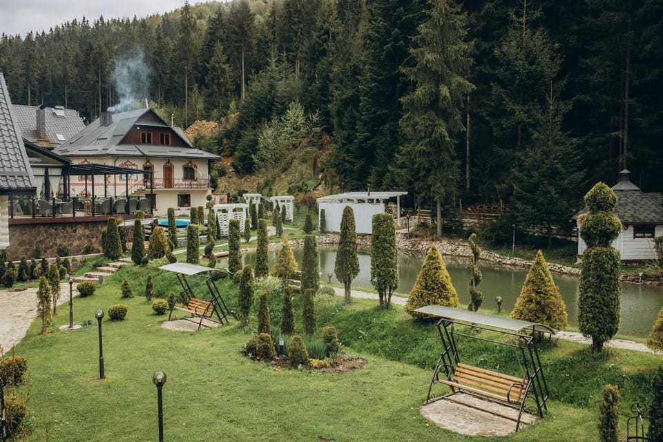 Day, Natural landscape, Garden, Mountain view
