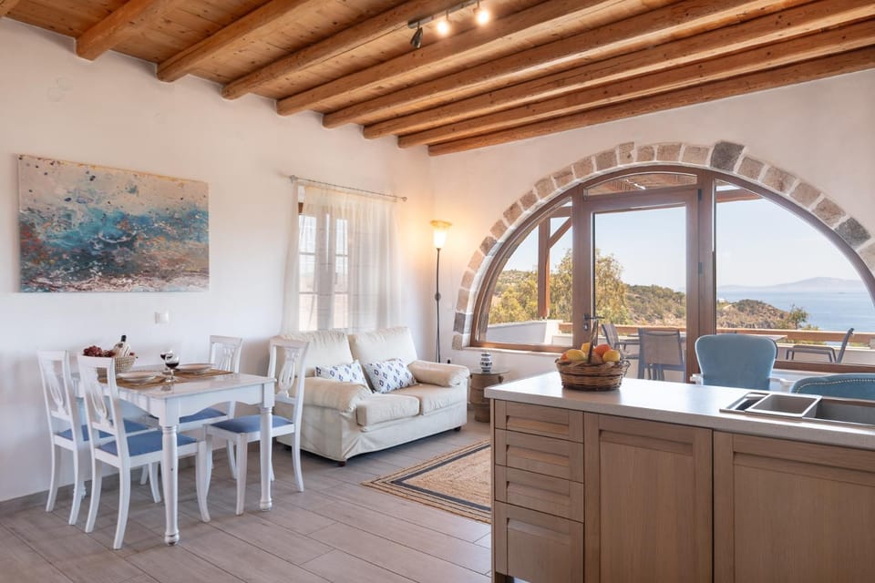 Living room, kitchen