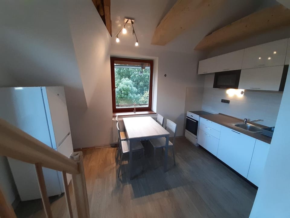 Kitchen or kitchenette, Dining area
