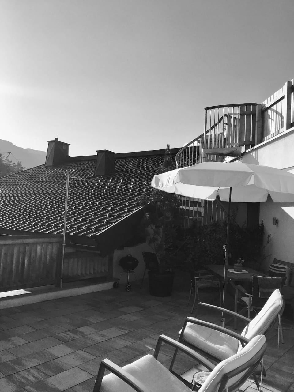 Sauna, Balcony/Terrace, Mountain view