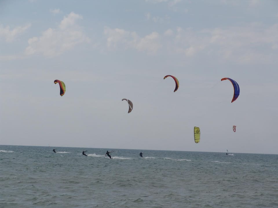Activities, Beach, Windsurfing