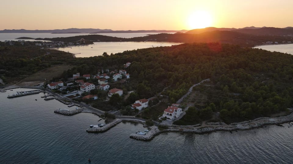Natural landscape, Sea view, Sunset