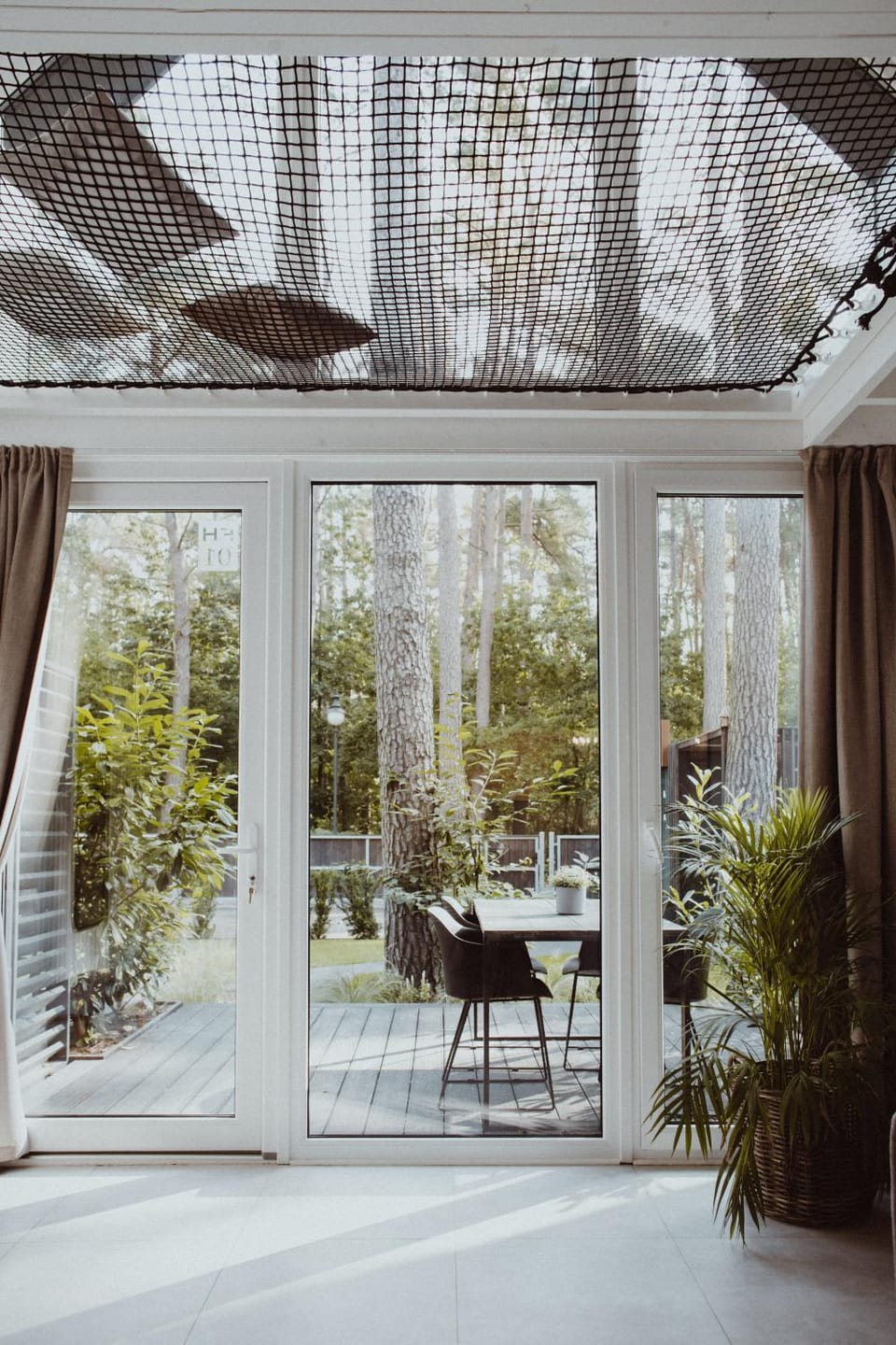 Balcony/Terrace, Living room, Garden view