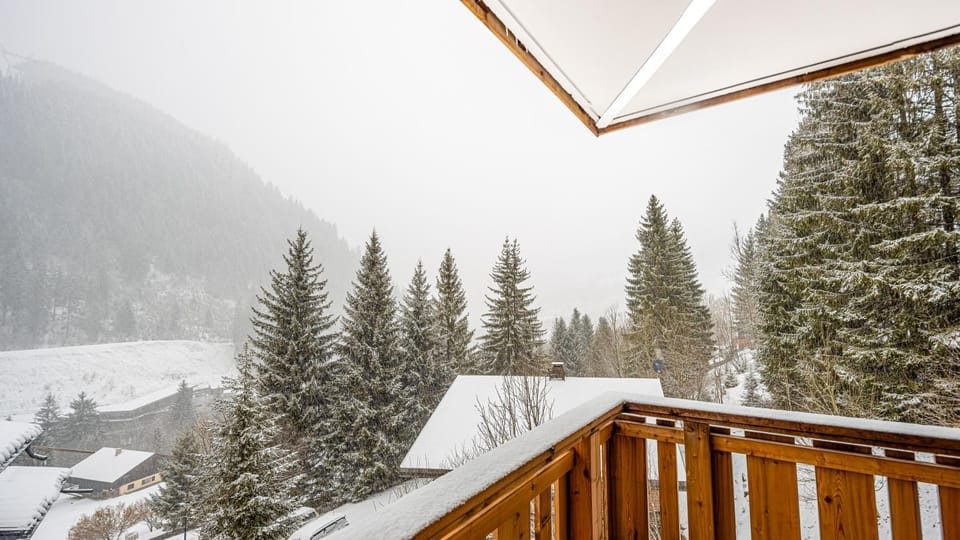 Winter, Balcony/Terrace, On site, Mountain view