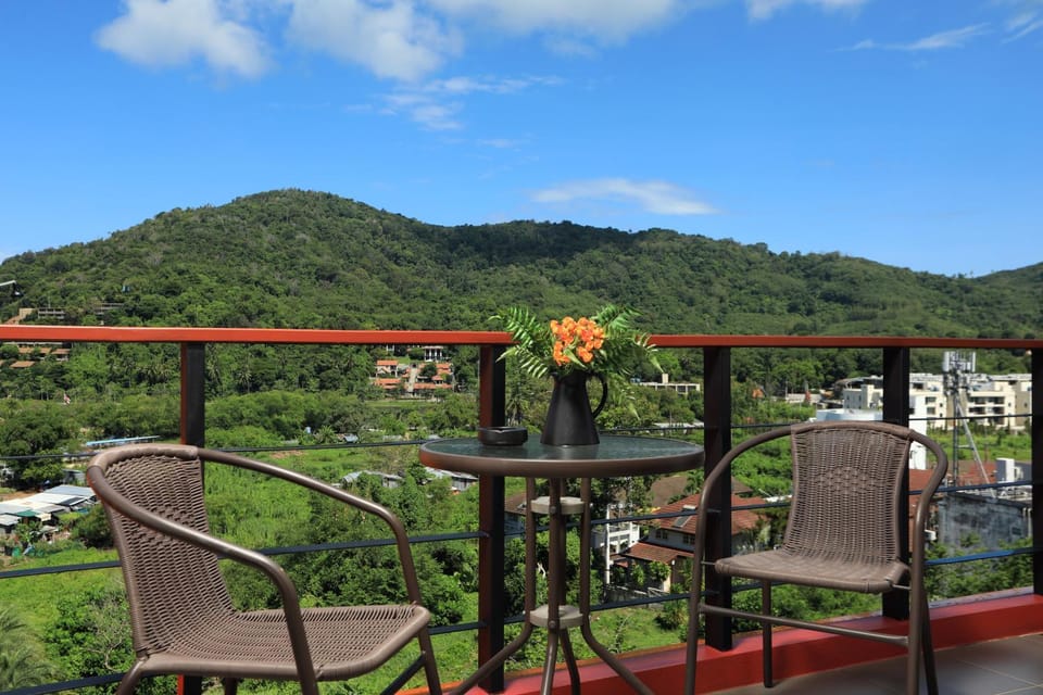 Day, Natural landscape, View (from property/room), Balcony/Terrace, Mountain view