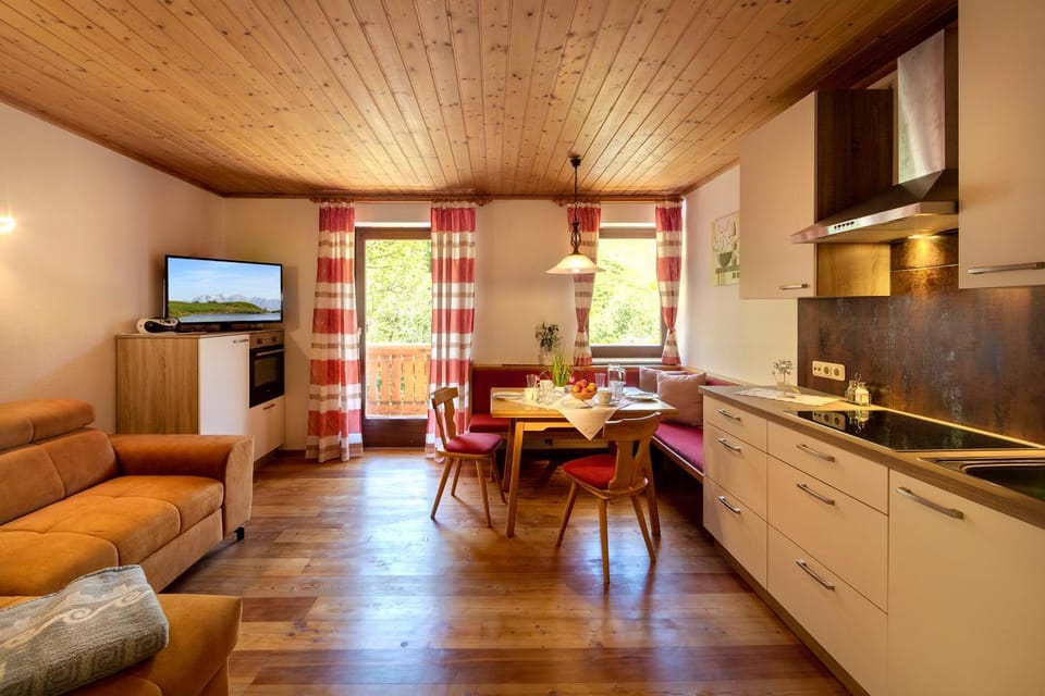 Kitchen or kitchenette, Dining area, stove
