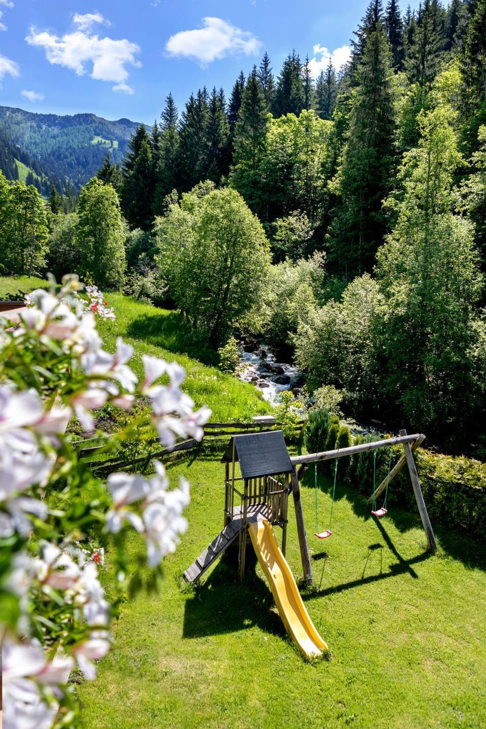 Natural landscape, Children play ground, Garden view, Mountain view