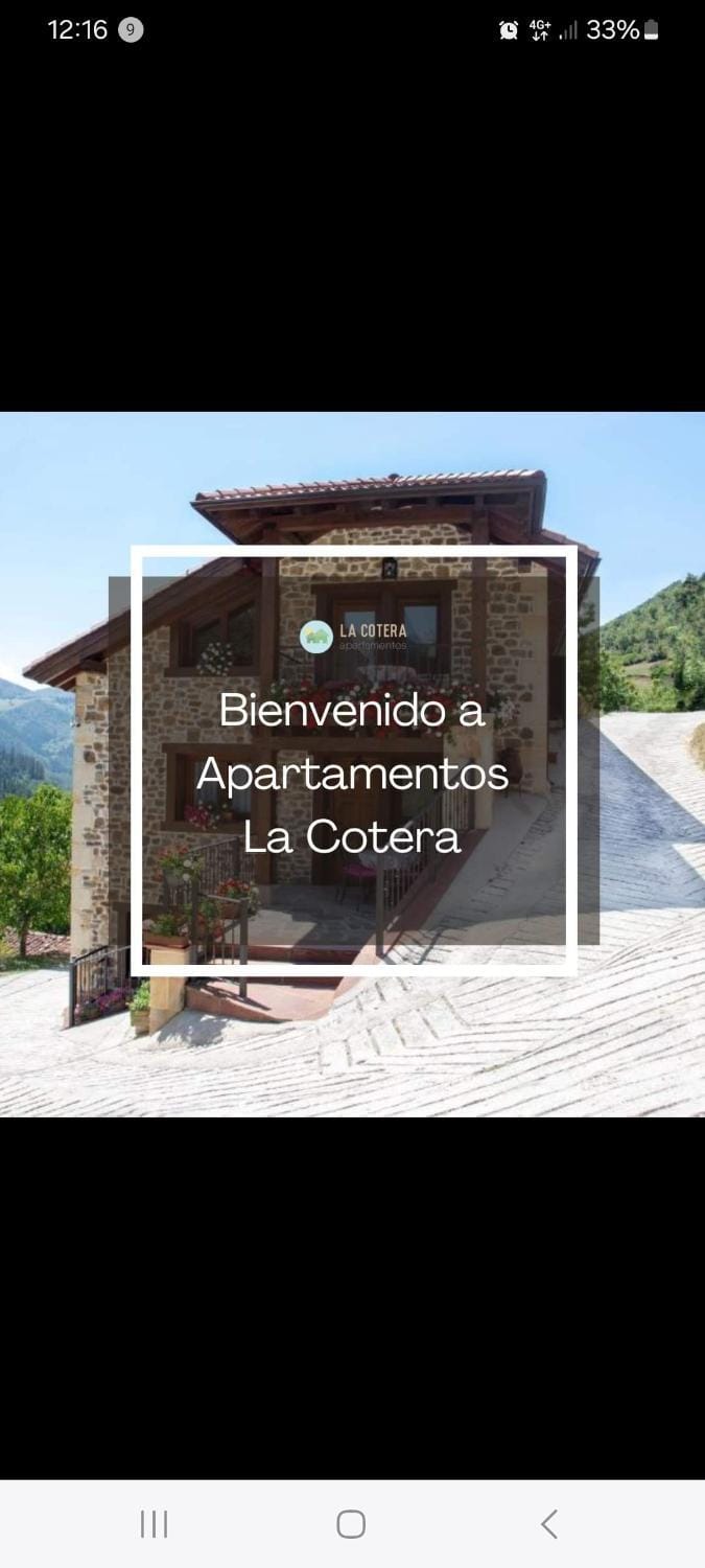 APARTAMENTOS LA COTERA - BARRIO DE ARRIBA segunda entrada 2 Apartment in Cantabria