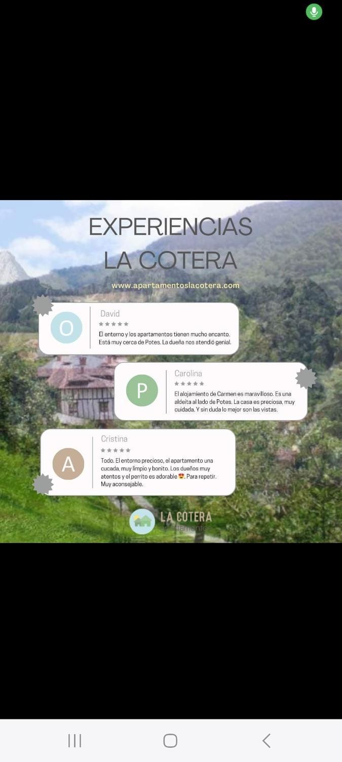 APARTAMENTOS LA COTERA - BARRIO DE ARRIBA segunda entrada 2 Apartment in Cantabria