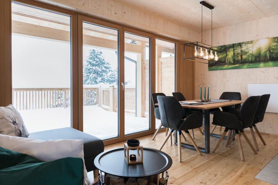Winter, Balcony/Terrace, Dining area