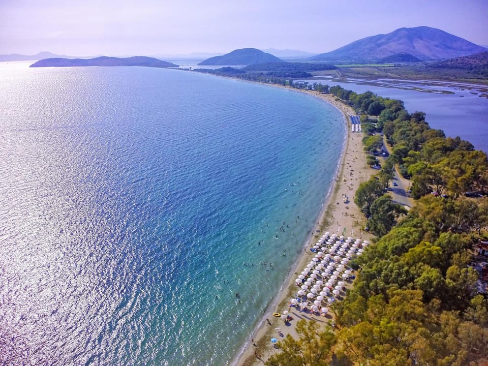 Bird's eye view, Summer, Beach, Sea view
